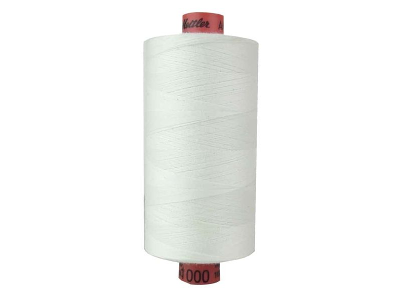 Mettler good quality sewing thread on a 1000mt reel in Colour 2000 - white