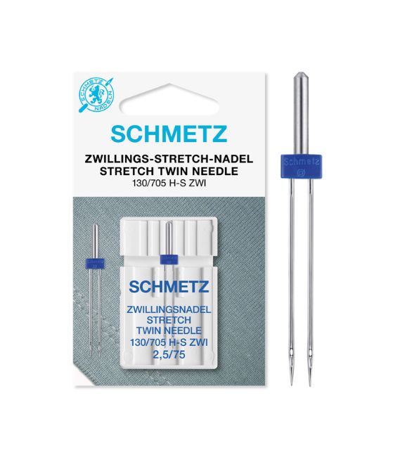 Stretch Twin Needles, Size: 75/2.5 Schmetz