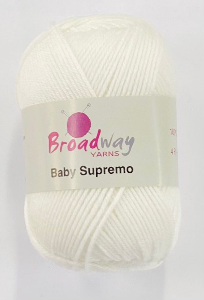 Broadway Baby Supremo 4Ply Merino, Colour: 1