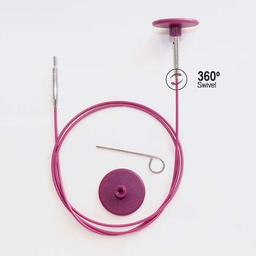 Knit Pro - Swivel Stainless Steel Cable
