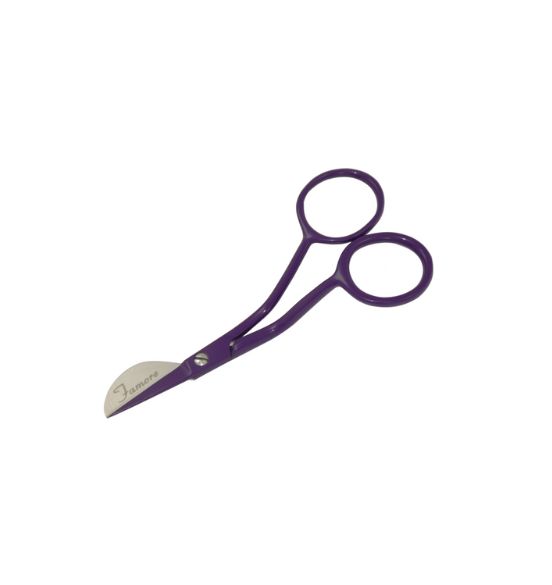 Famore 4&quot; Purple Duckbill Applique Scissors