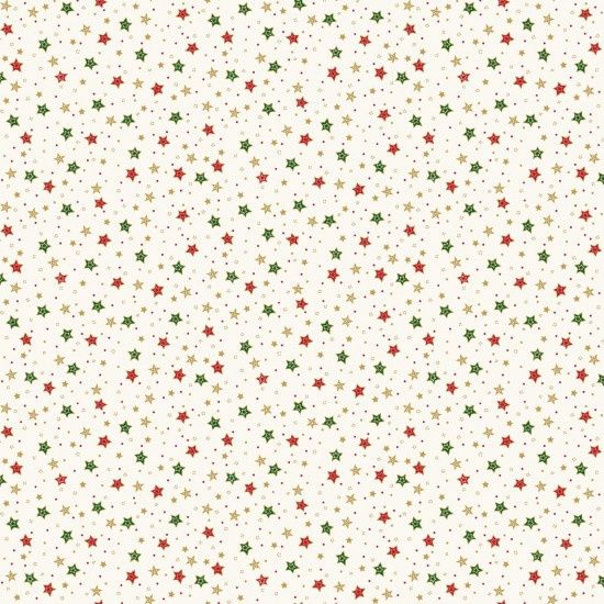 Jolly St Nick Stars on White