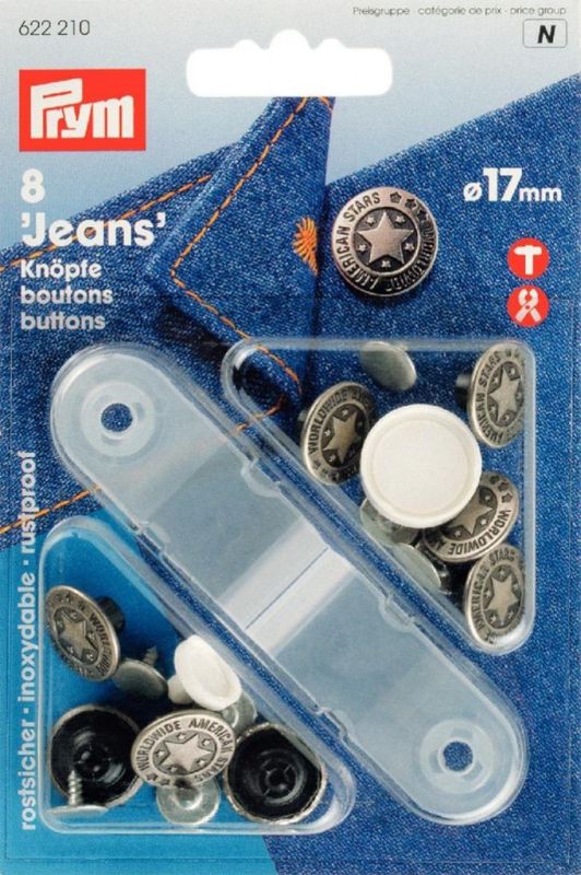 Prym jeans button