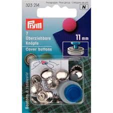 Prym self covered buttons, Size: 11mm