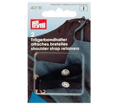 Prym Shoulder Strap retainers, Colour: Black