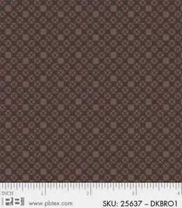 Basically Hugs- Dark Brown Checks Brown