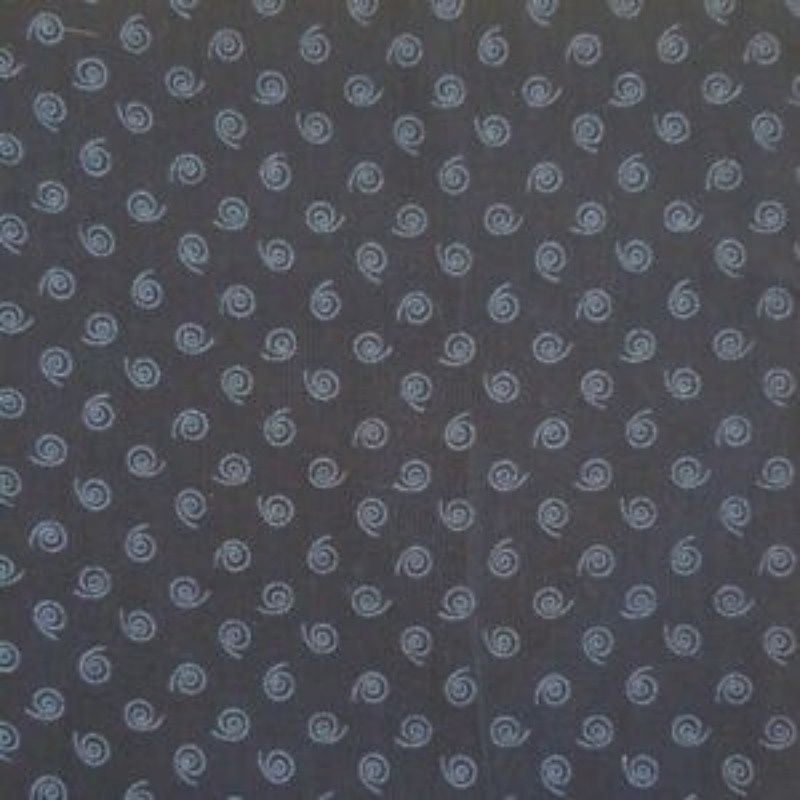 Tone on Tone - Black Swirl Fabric