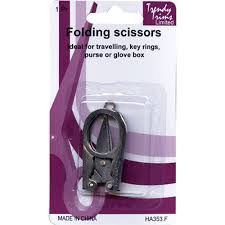 Folding scissors