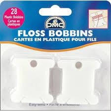 DMC Plastic Bobbins 28Pack