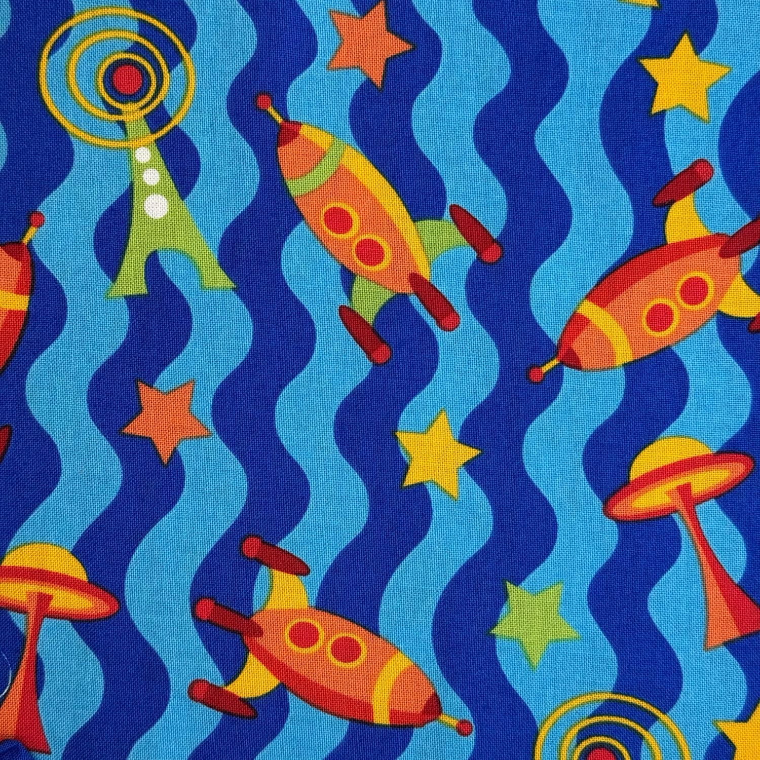 Michael Miller - Rocket Waves fabric
