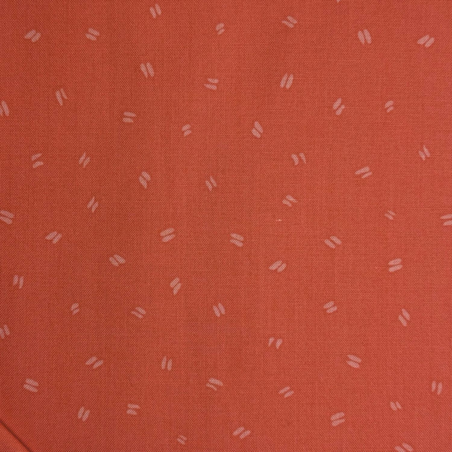 Susybee Dashes Fabric- Coral