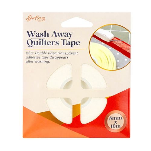 Wash away quilters tape