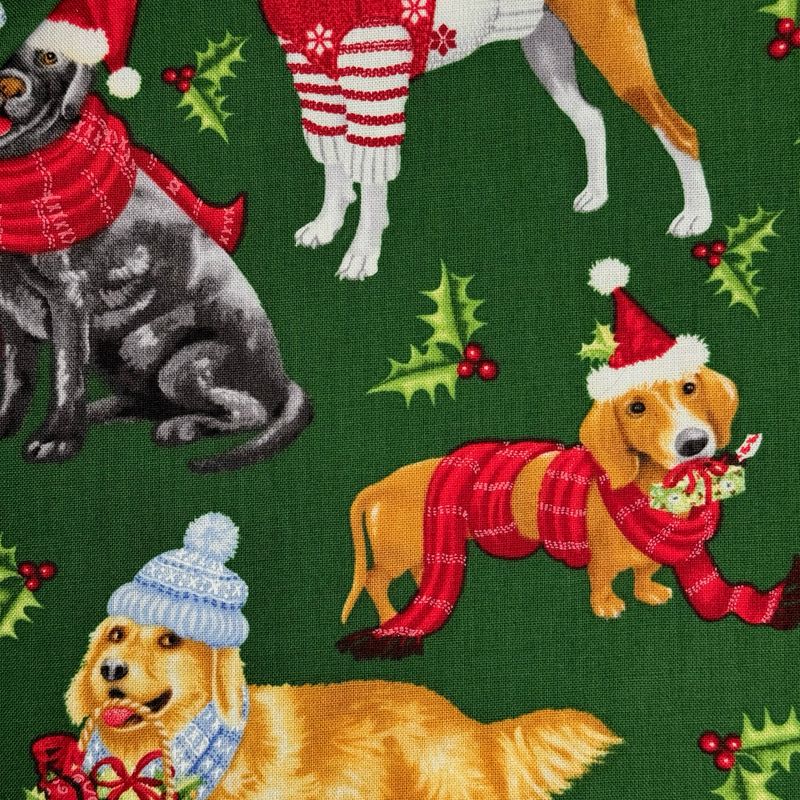 Xmas Novelty - Xmas Dogs fabric