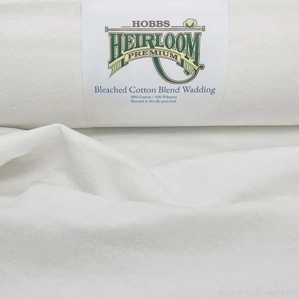 Hobbs Heirloom Cotton/Poly blend - 80/20 - Bleached White