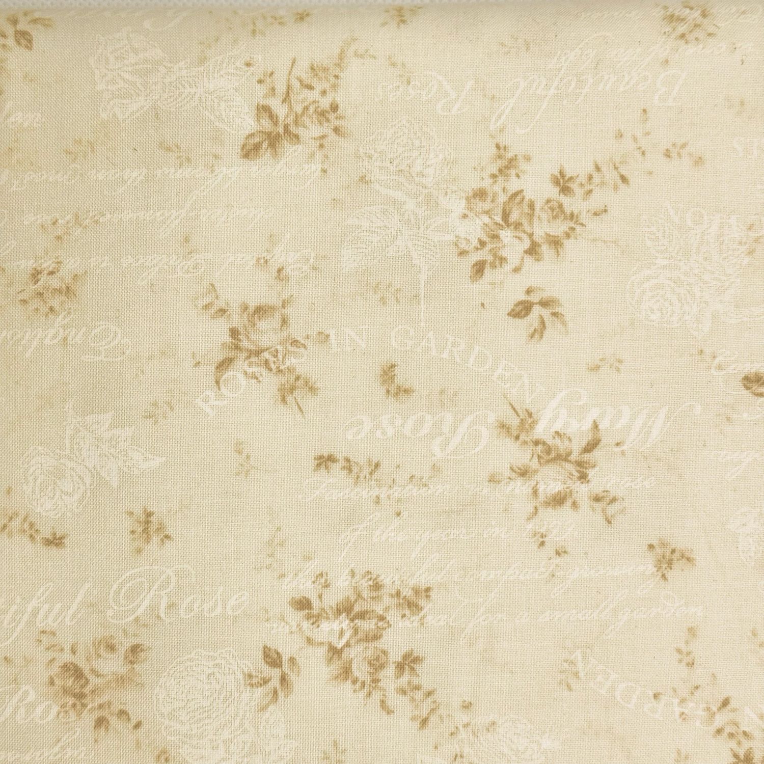 Mary Rose Cream Self Floral