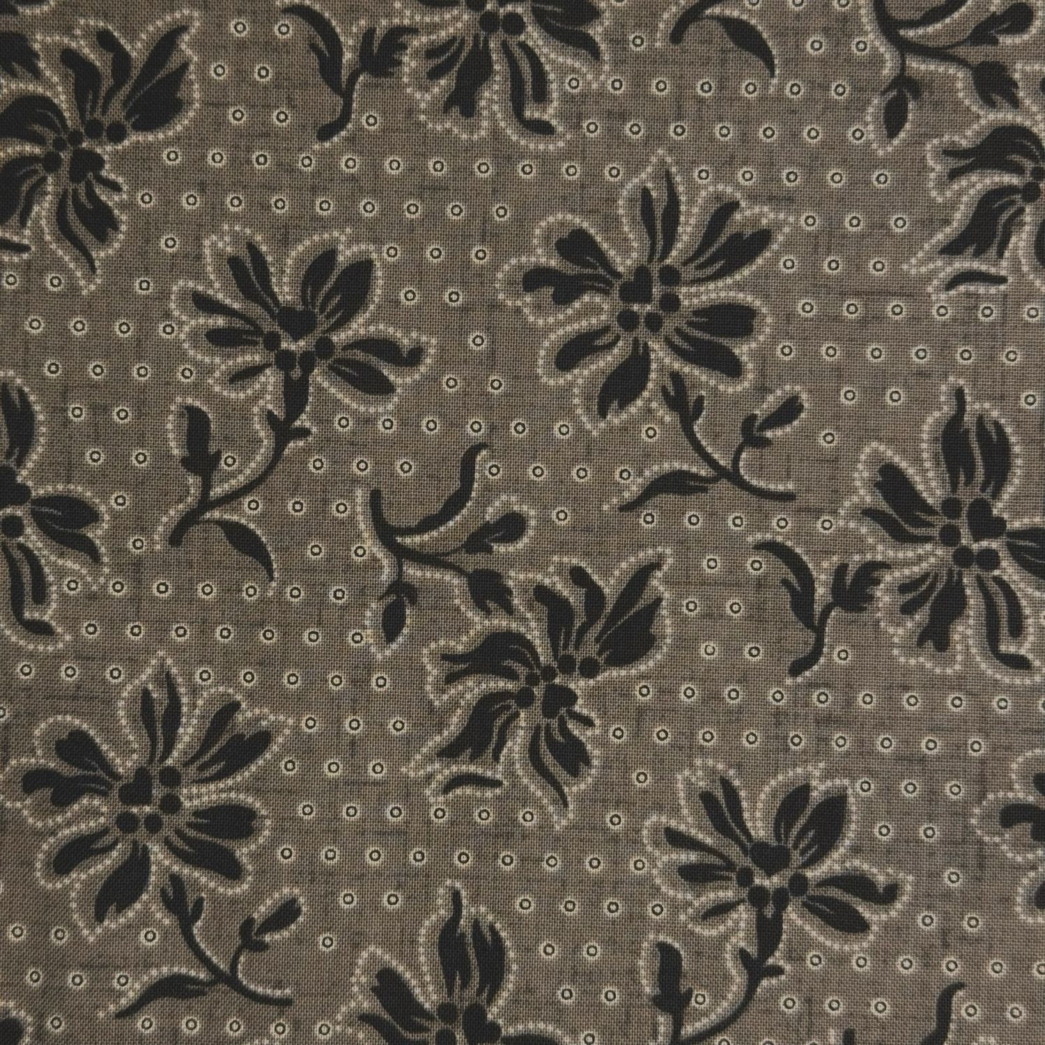Wilmington - Dotted Floral Dark Grey