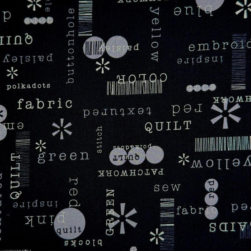 Wordplay - Black Geometric