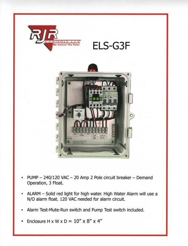 240 VAC Liftstation with Demand Pump and HWA with Contactor
