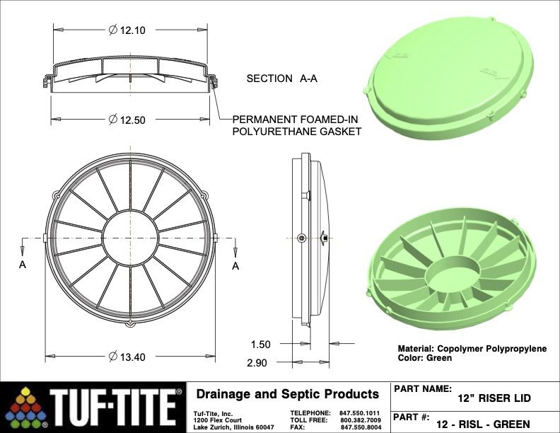 12&quot; dome lid