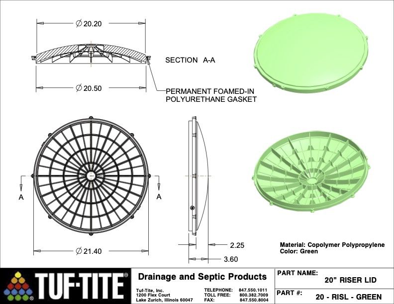 20&quot; dome lid