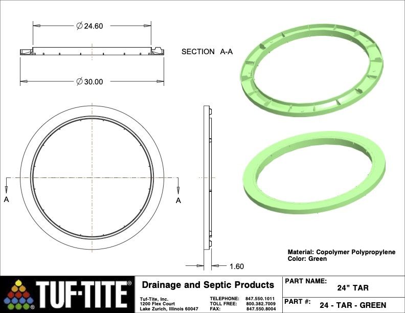24&quot; tank adapter