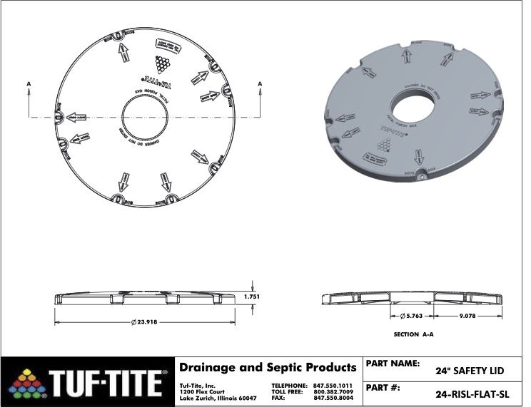 24&quot; safety lid