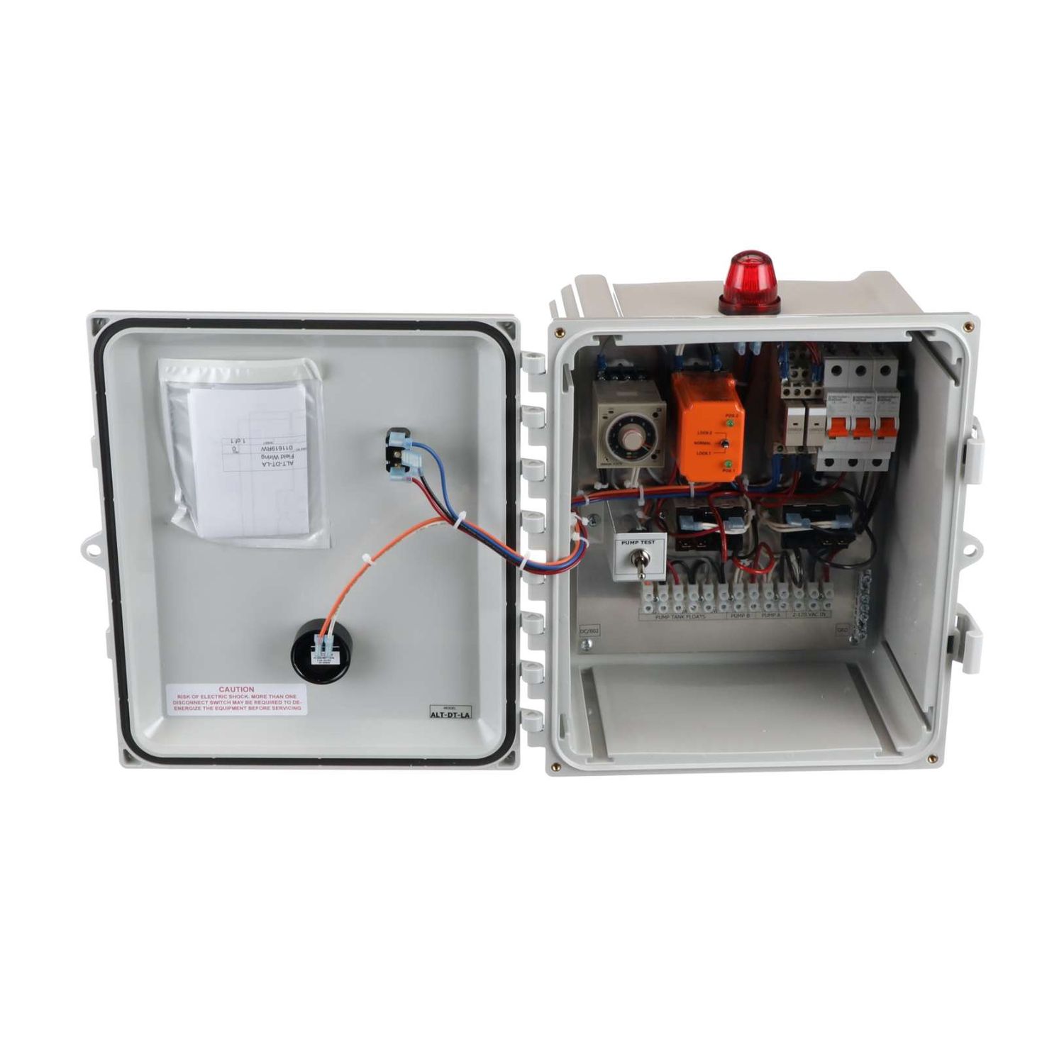 120 VAC Duplex Liftstation with Dosing Timer, Logic and Latching HWA