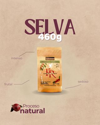 SELVA 460gr - Café Orgánico de Proceso Natural Artesanal