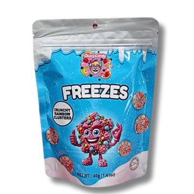 Chaos Candy Freezes Dried Candy Crunchy Rainbow Clusters 40g