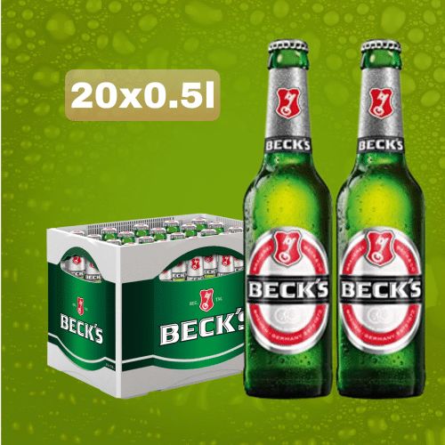 Kiste Bier Becks 0.5l (kalt) Alc. 4,9% Vol Kiste Bier Becks 0.5l (kalt) Alc. 4,9% Vol