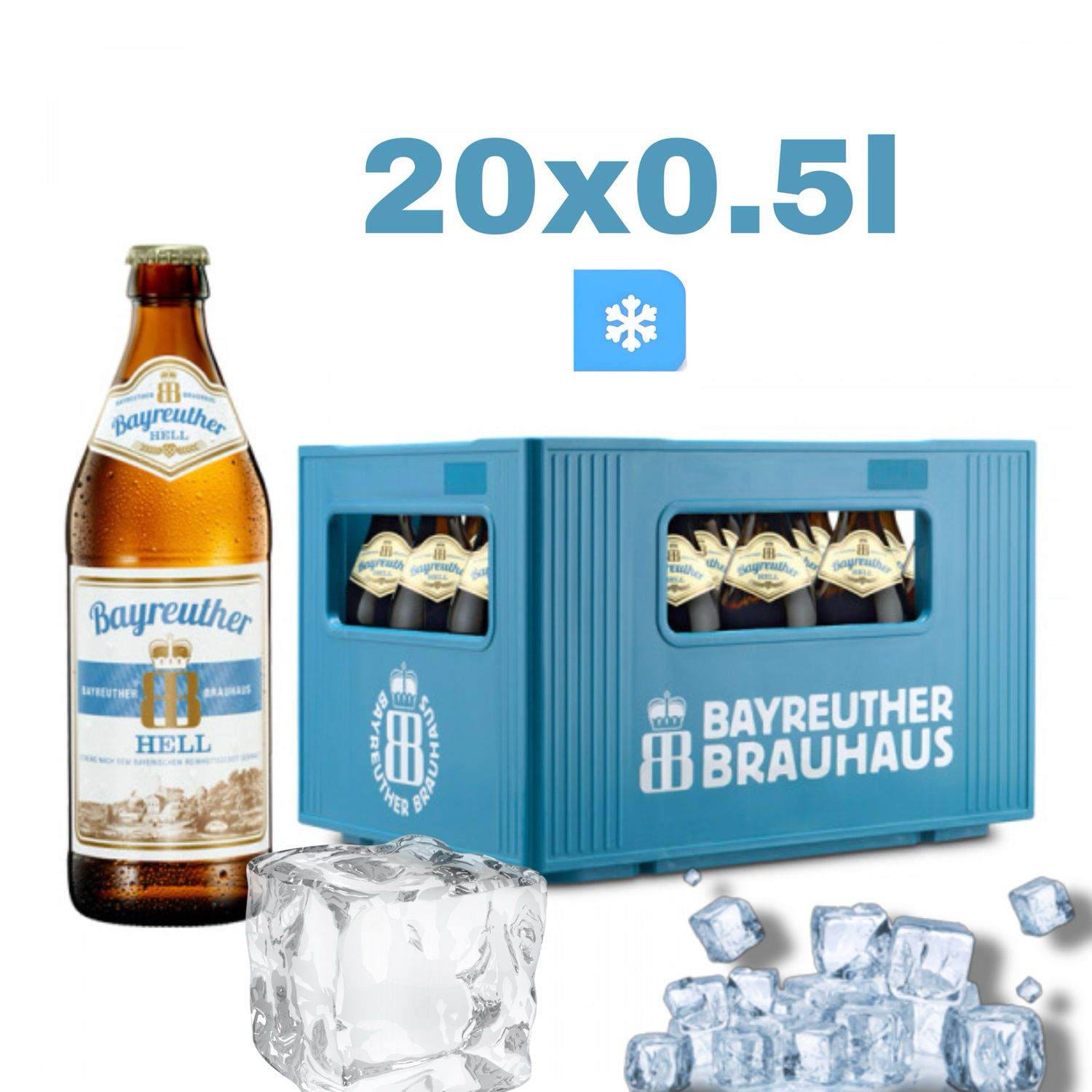 Bayreuther Brauhaus Hell 20x0,5l Bayreuther Brauhaus Hell 20x0,5l