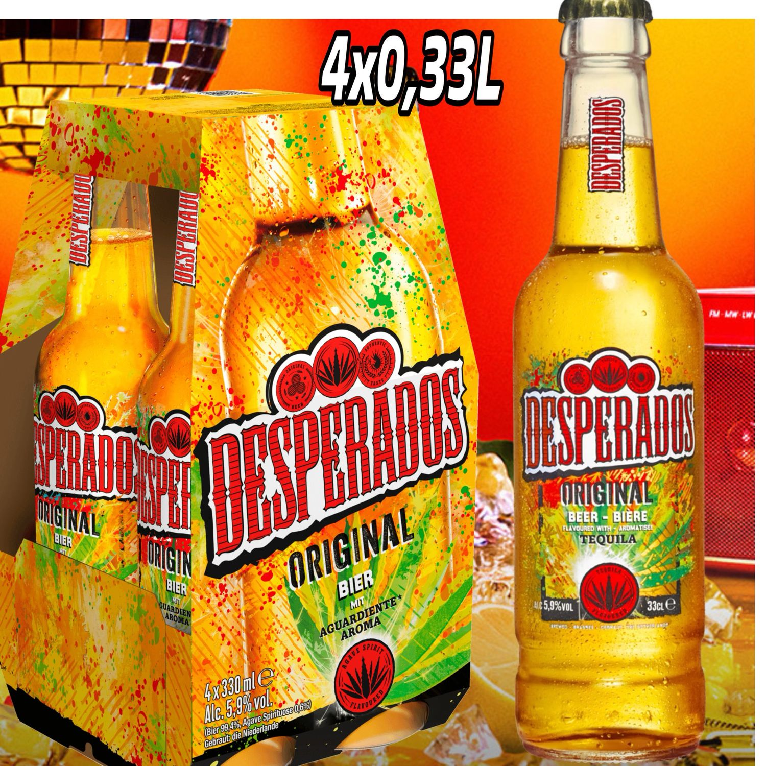Desperados Original 4x0,33l