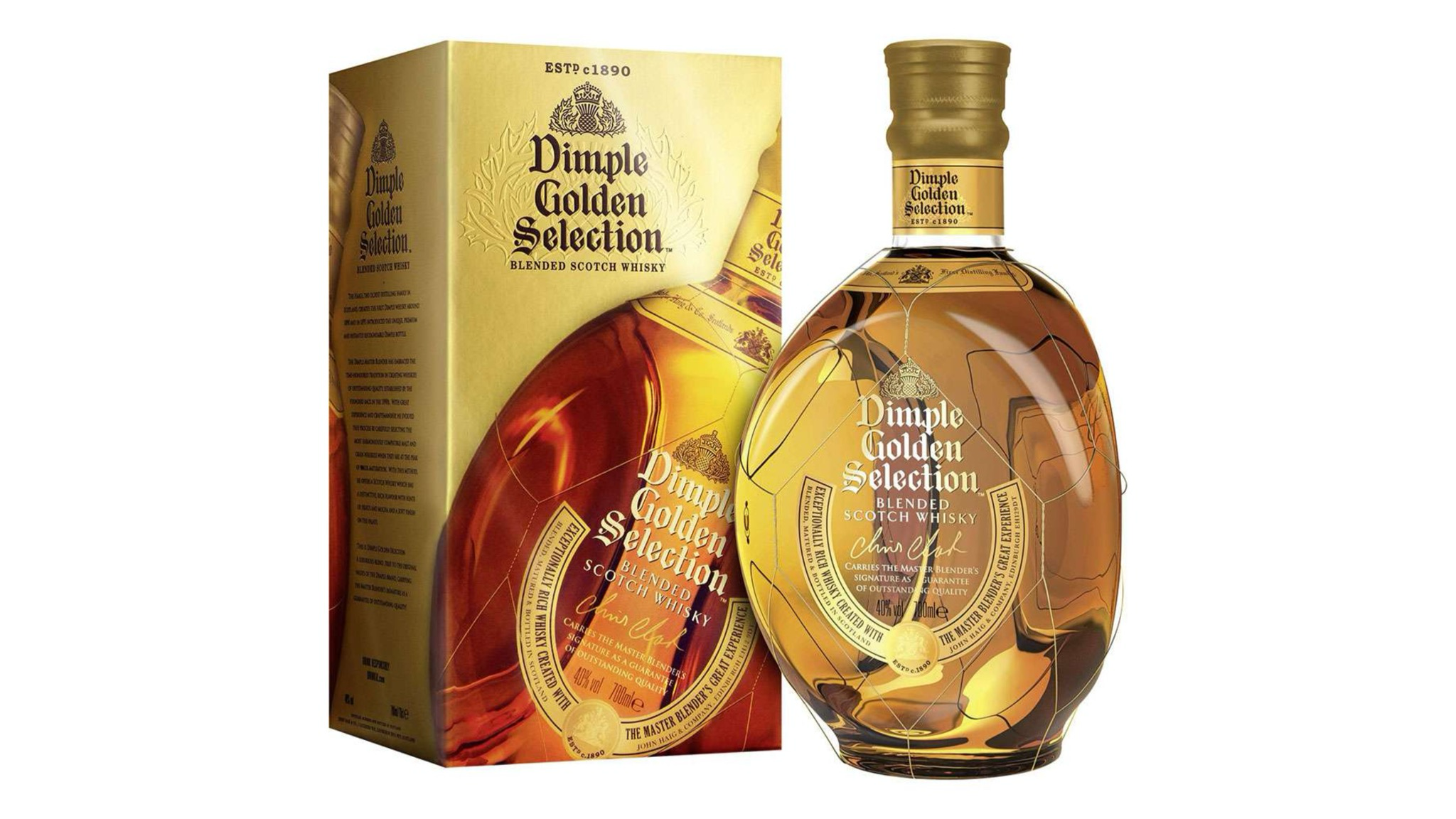 Dimple Golden Selection blended Scotch Whisky Dimple Golden Selection blended Scotch Whisky