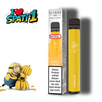 Elfbar 600 Banana Ice Elfbar 600 Banana Ice