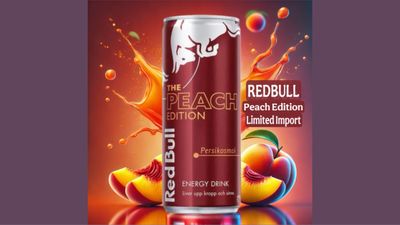 Red Bull Energy Drink Peach Edition Persikosmak
