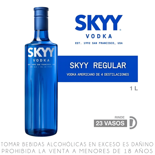 SKYY Vodka 0.7L – 40% Vol