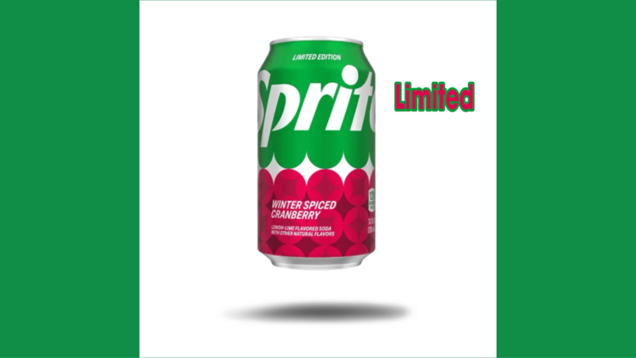 Sprite Winter Spiced Cranberry Limited Edition 355ml