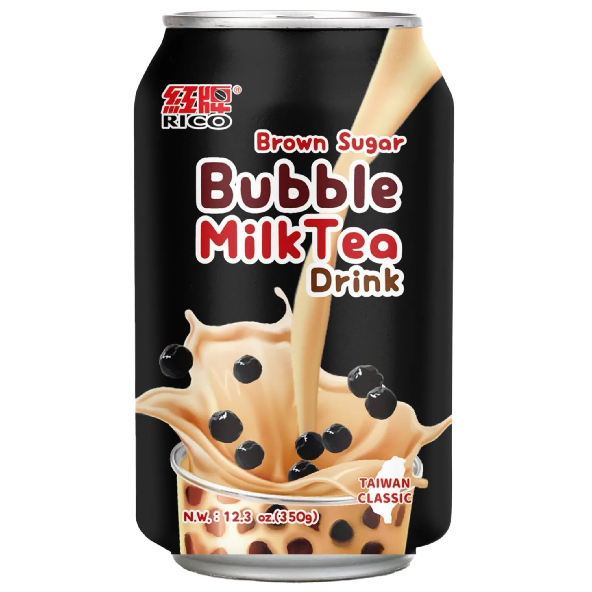 Rico Bubble Milk Tea Drink Brown Sugar 0.350
