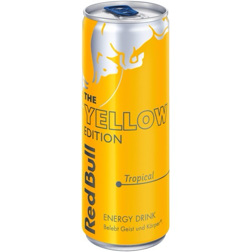 Red Bull Energy Drink Yellow Edition Tropical