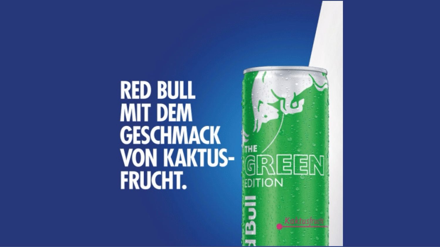 Red Bull Energy Drink Green Edition Kaktusfrucht
