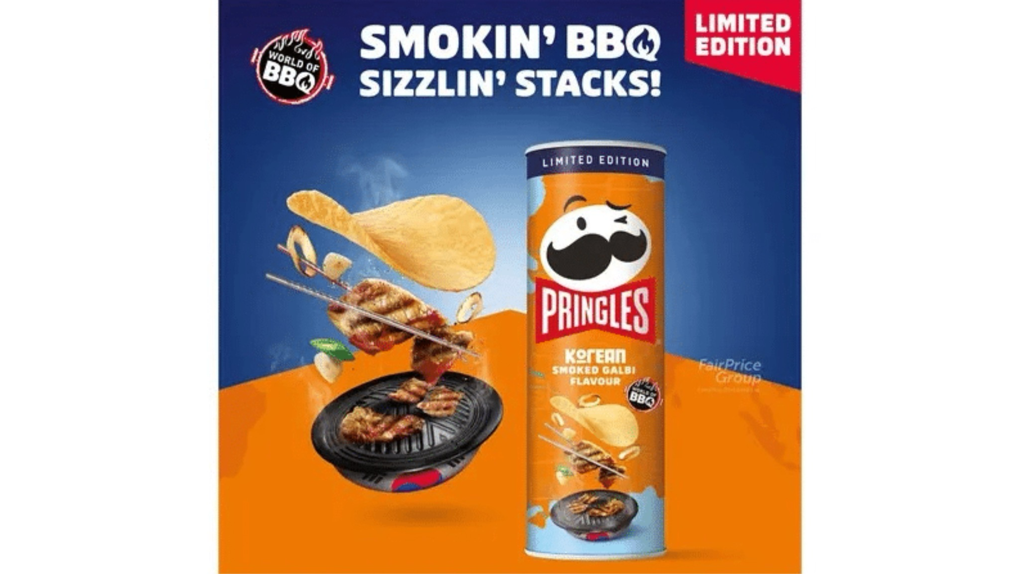 Pringles Chargrilled Korean BBQ Flavour