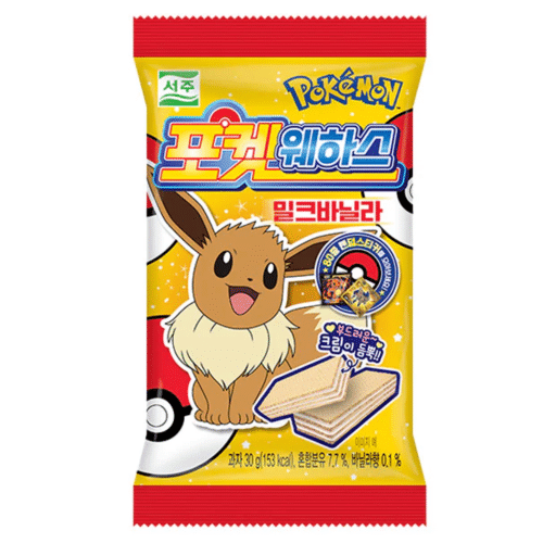 Pokémon Wafers Milch-Vanille 30g