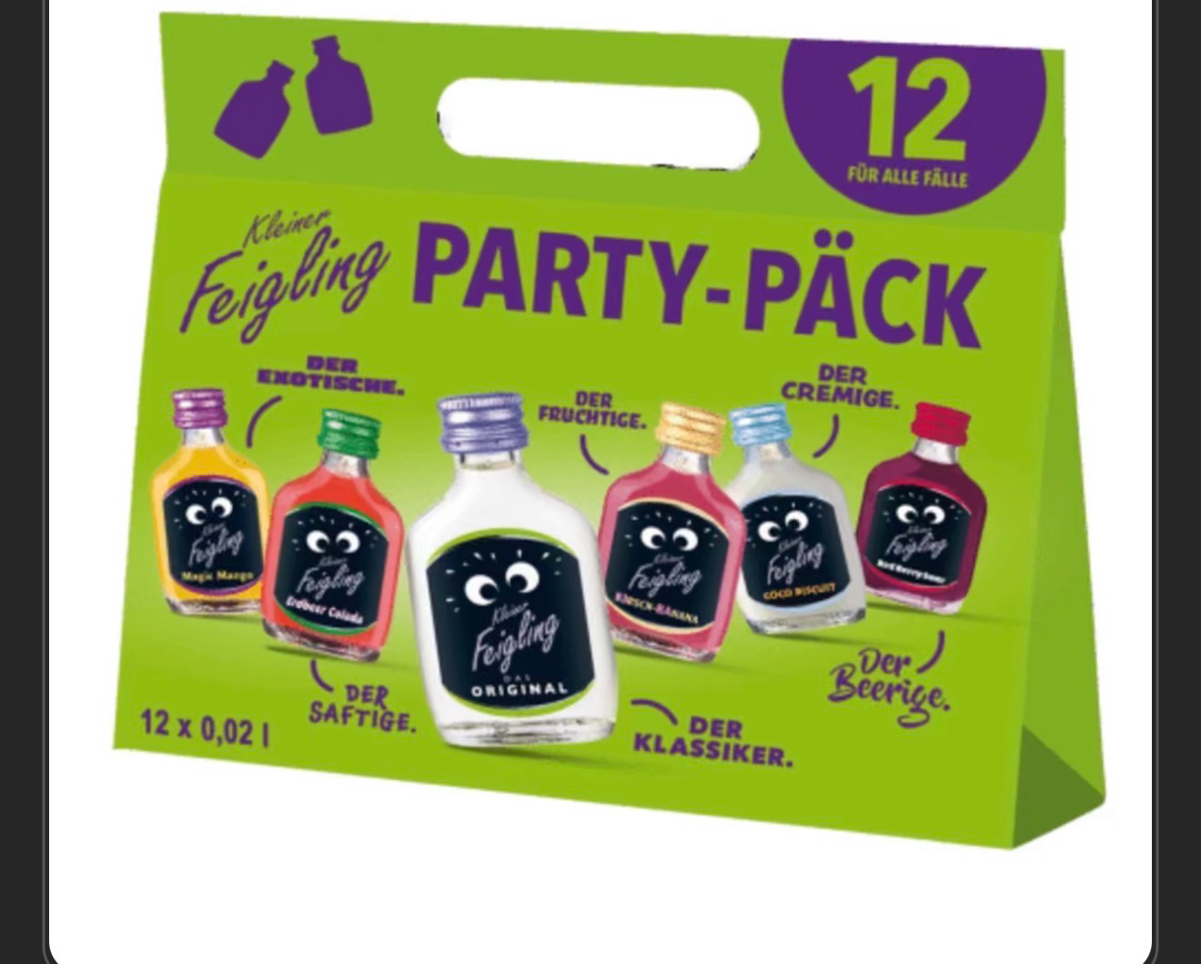Kleiner Feigling Party-Päck 12x0,02l