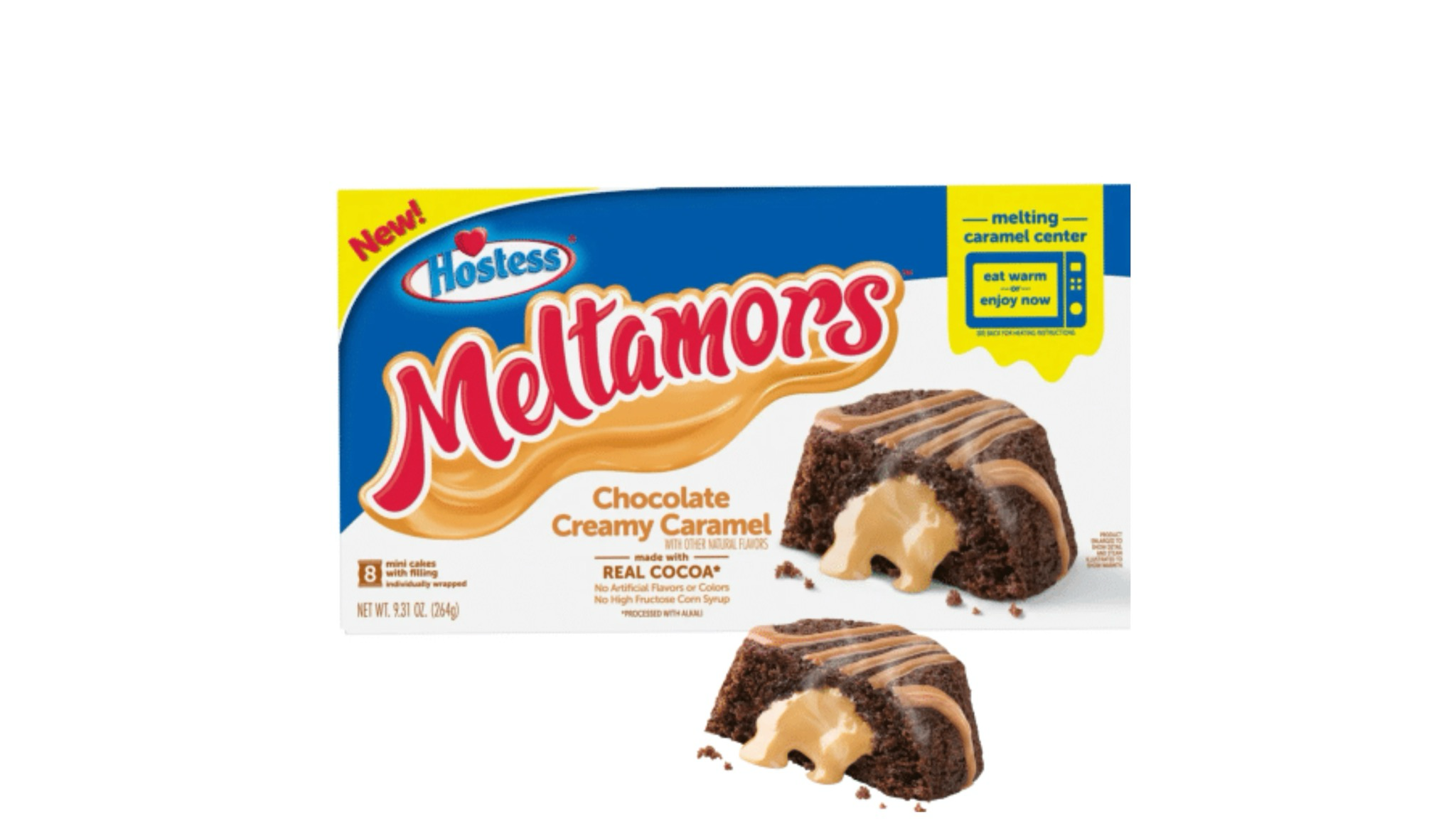 Hostess Meltamors Chocolate Creamy Caramel
