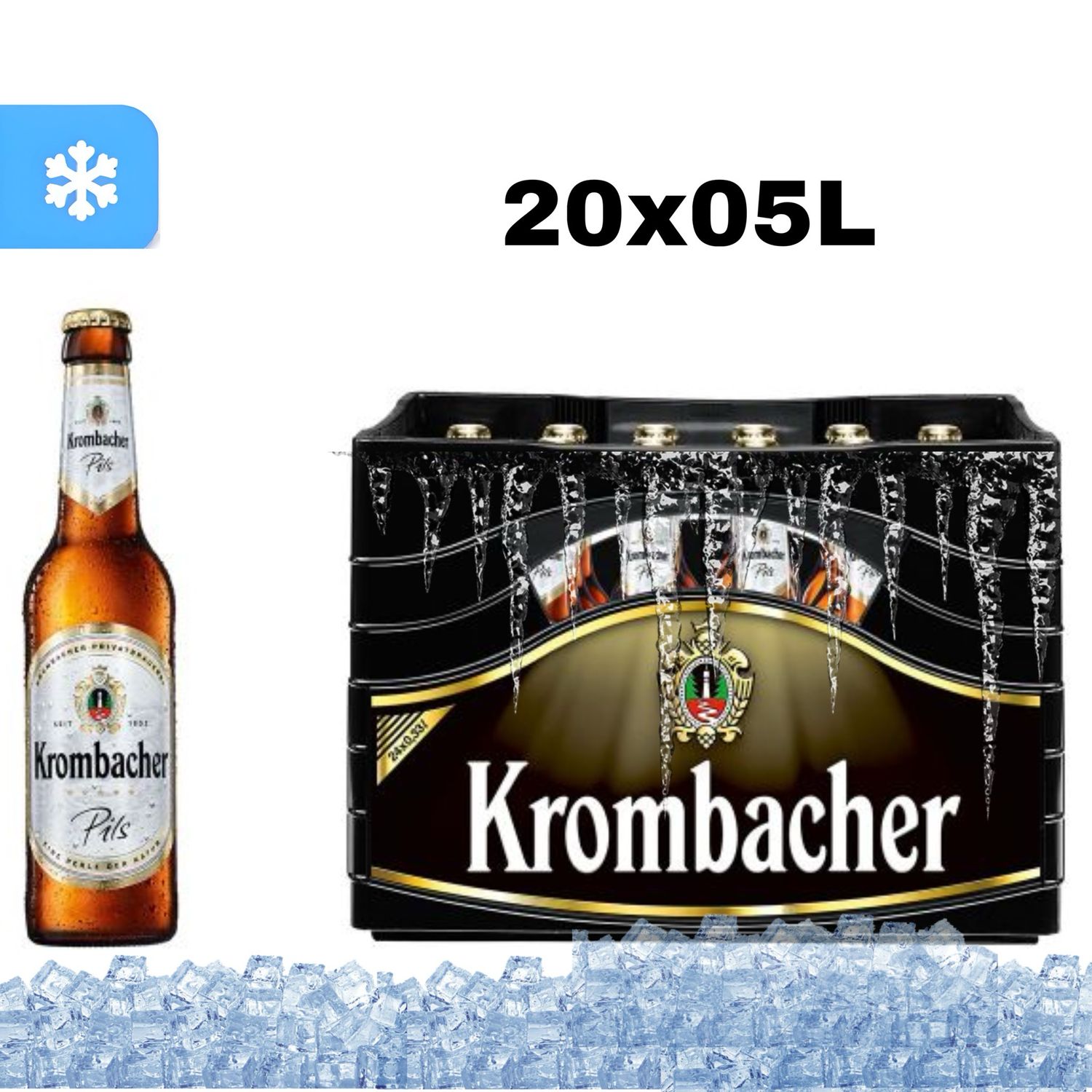 Krombacher  Kiste 20x0.5L