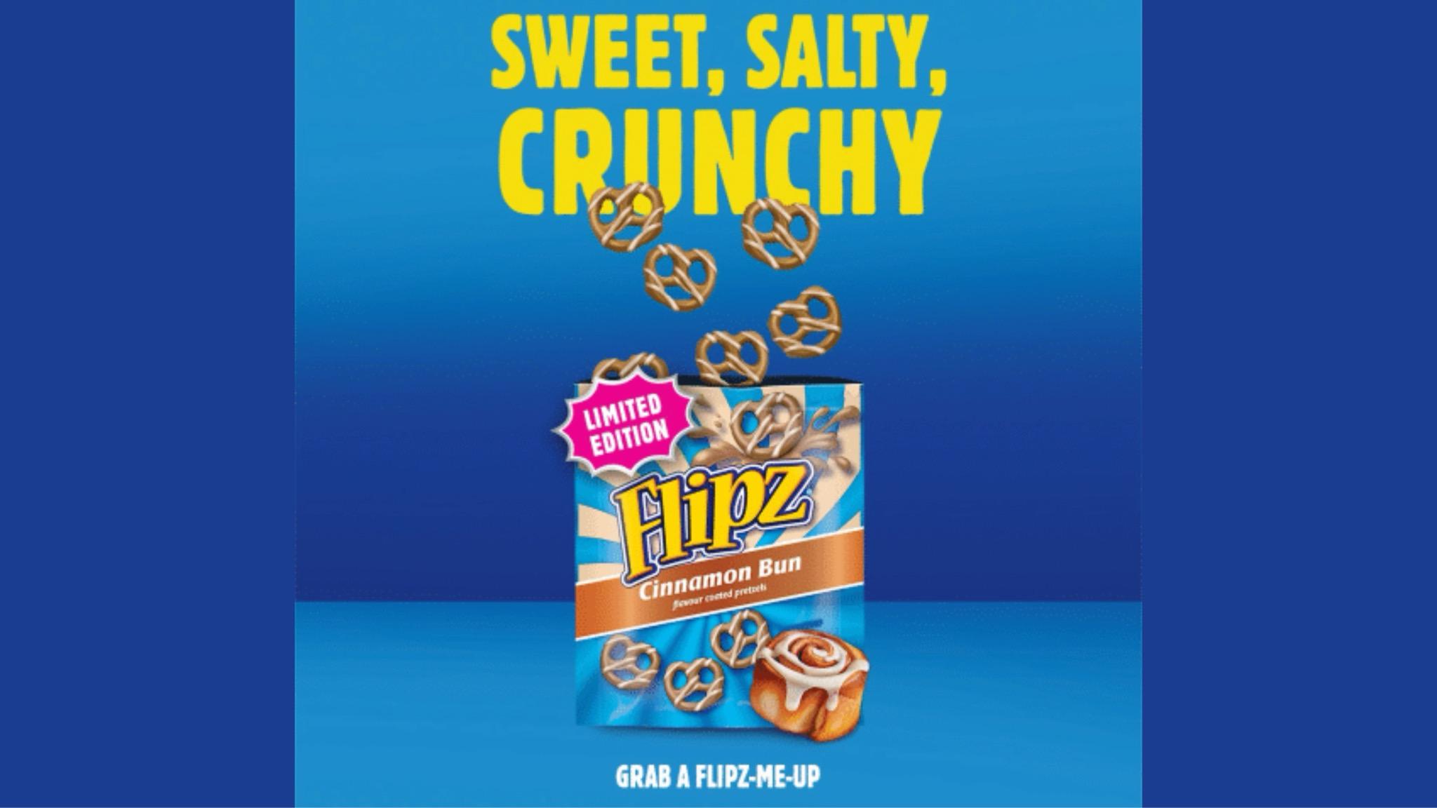 Flipz Cinnamon Bun Pretzels