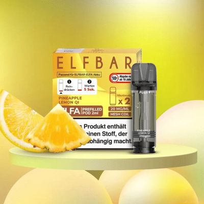 Elfbar Pineapple Lemon Qi Pods 2x2ml