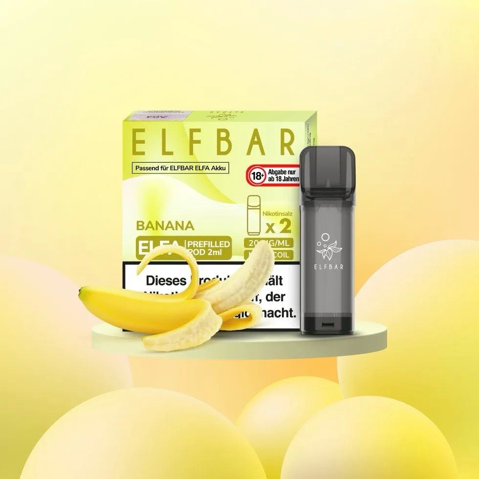 Elfbar Elfa Banana Prefilled Pod 2x2ml