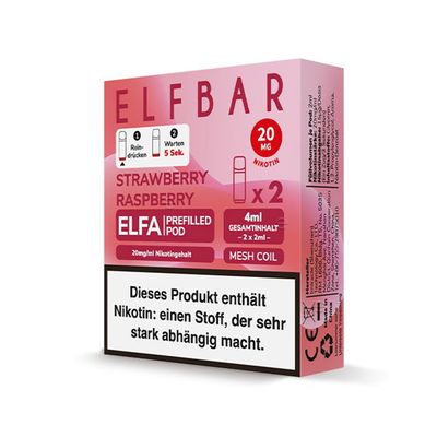 Elfbar Strawberry Raspberry Pods 2x2ml