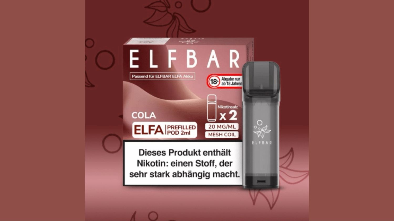 Elfbar Cola Pods 2x2ml Elfbar Cola Pods 2x2ml